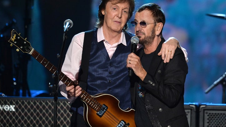 McCartney and Starr Team Again as Eurythmics, Grohl Honor the Beatles