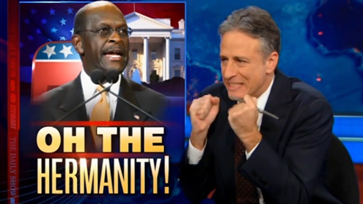 Jon Stewart Bids Herman Cain a Very Pokemon Farewell