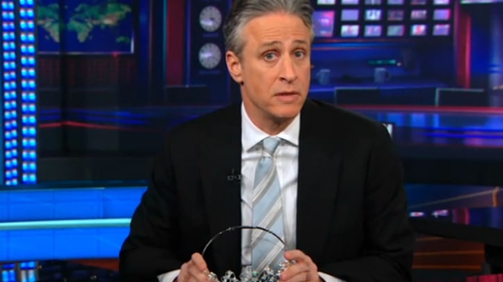 Jon Stewart Starts Spending Colbert's Super PAC Cash