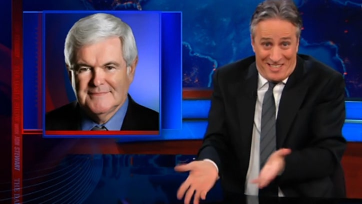 Jon Stewart on the Gingrich Surge