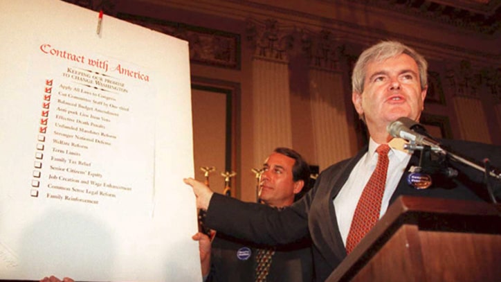 How Wily Newt Pulled the 'Contract with America' Scam