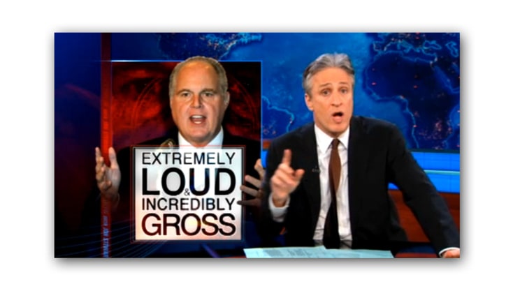 Jon Stewart on the Limbaugh-Fluke Controversy