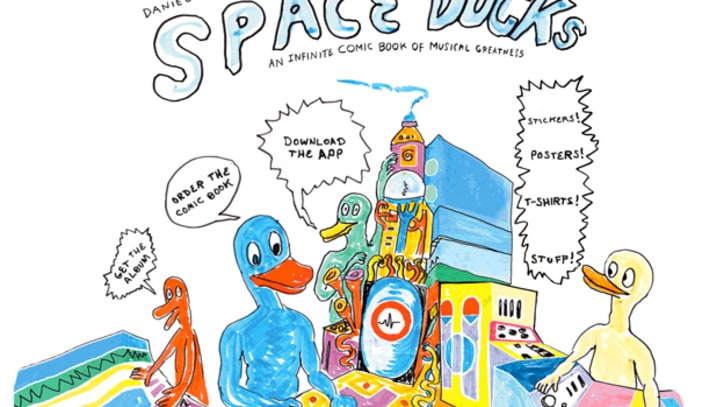 Daniel Johnston Releases 'Space Ducks' iPad Game