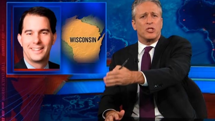 Jon Stewart: Scott Walker Supporters Feared Victory by the 'Monterey Jack-Booted Thugs'