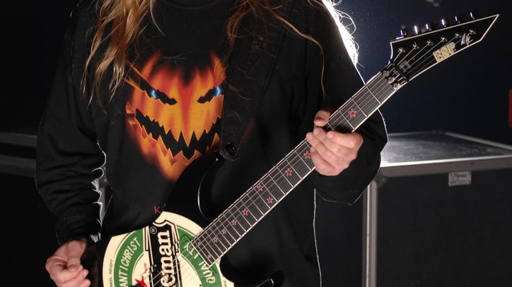 Slayer Honored With Polish Traffic Sign 'Jeff Hanneman's Circle Pit'