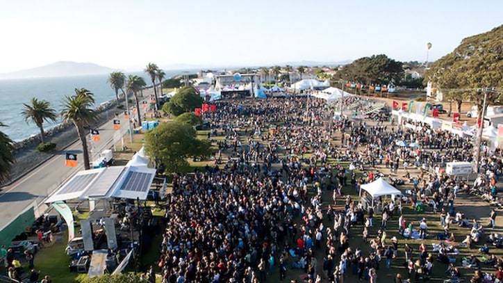 Outside Lands Festival Stage Powered by Solar Panels
