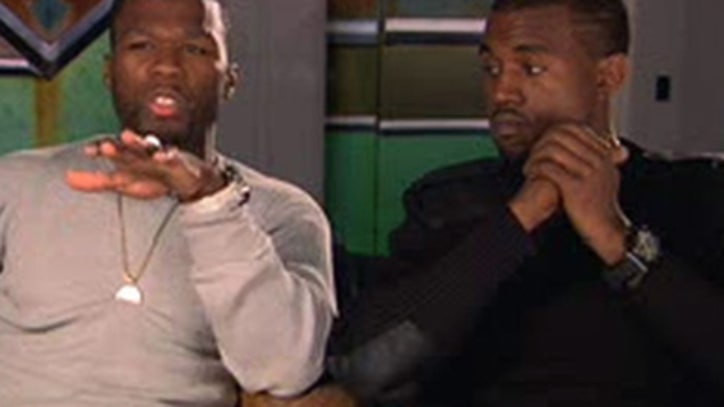 Kanye West and 50 Cent Go Behind the Feud: Watch the Rolling Stone Cover Stars Break Down the Showdown