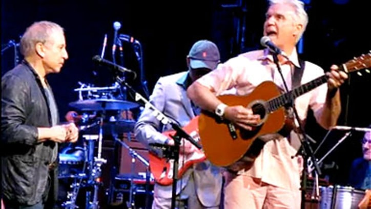 Paul Simon and David Byrne Perform 'You Can Call Me Al' in NYC