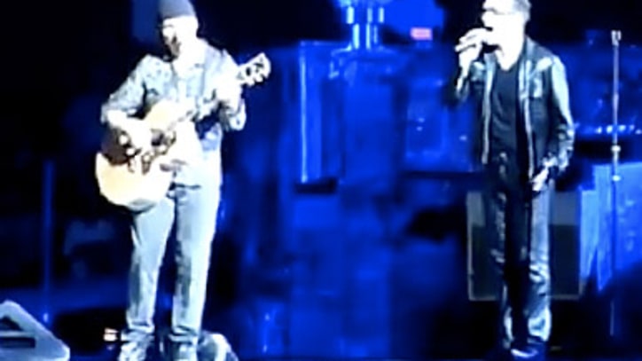 U2 Pay tribute to Amy Winehouse
