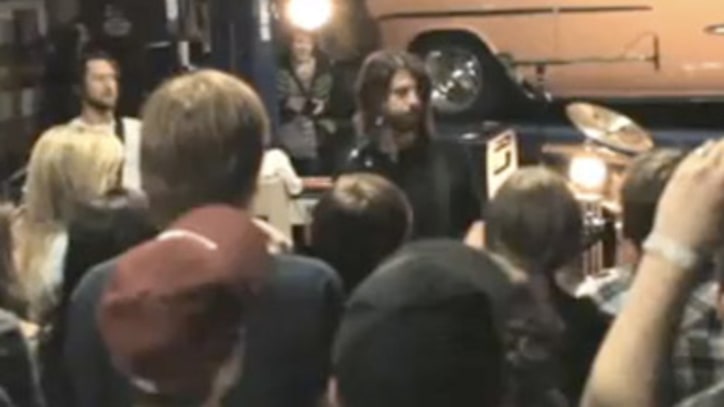Foo Fighters Rock out in a fan's garage