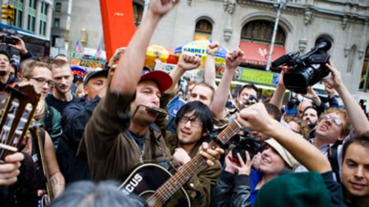 Tom Morello 'The Fabled City' at Occupy Wall Street