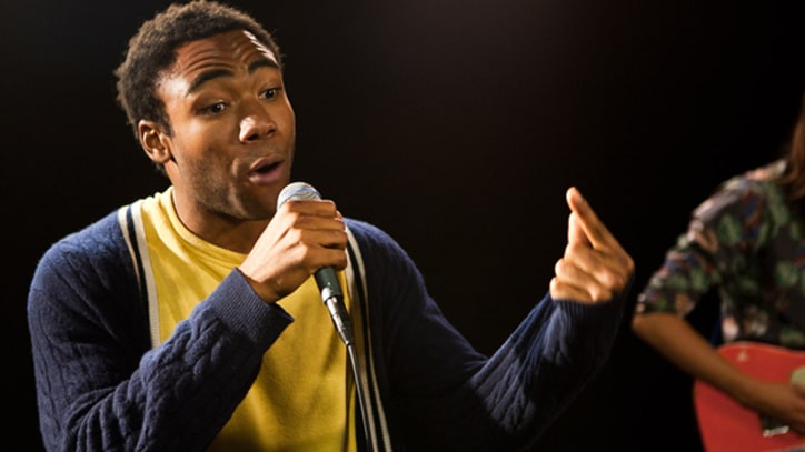 Childish Gambino Donald Glover performs new rap tracks