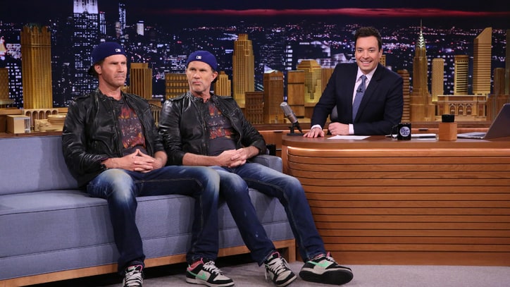 Chili Peppers Surprise Will Ferrell, Chad Smith Drum-Off on 'Fallon'