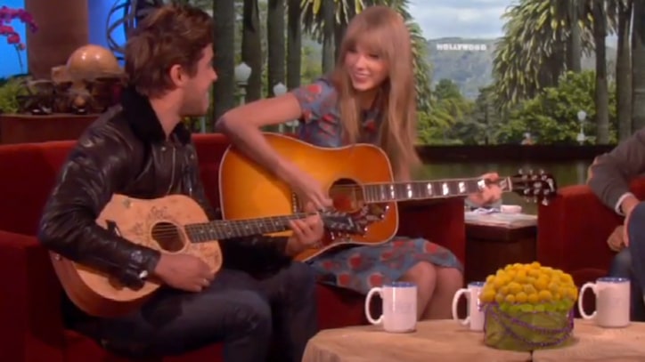 Taylor Swift and Zac Efron Play 'Pumped Up Kicks' on 'Ellen'