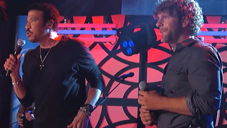 Lionel Richie and Billy Currington 'Just For You' on 'Kimmel'