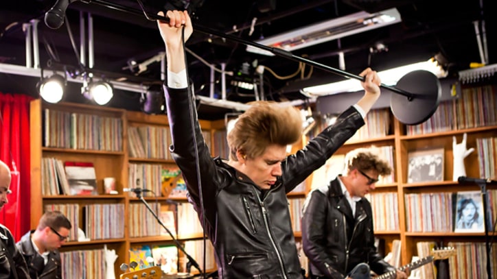 The Hives Rock the Rolling Stone Studio Swedish quintet play new and old tunes