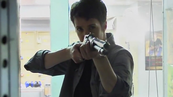 Rachel Maddow at the Westside Pistol & Rifle Range