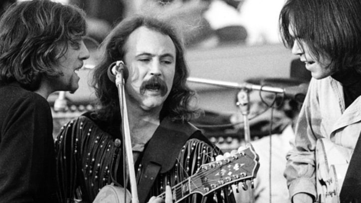Flashback: Crosby, Stills, Nash, Young and Tom Jones in 1969