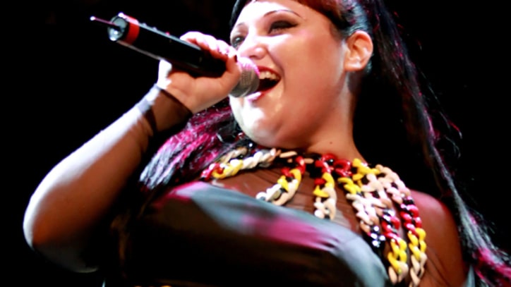 Beth Ditto Serenades the Versus Fashion Show in Milan