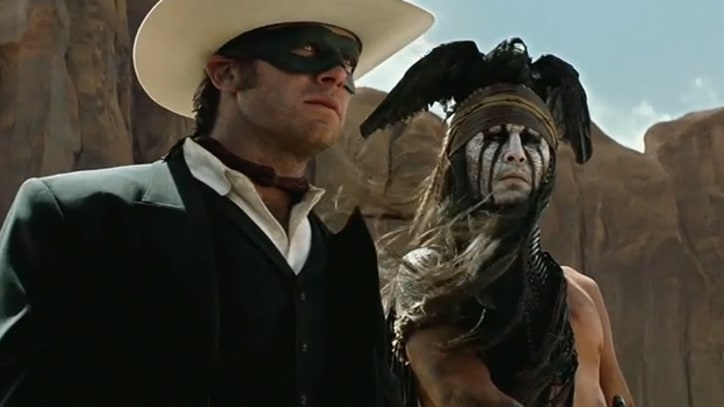 Johnny Depp Dons Warpaint in 'Lone Ranger' Trailer