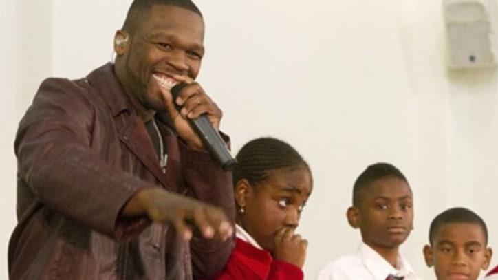 50 Cent Performs Crash Concerts at Brooklyn Boys & Girls Club
