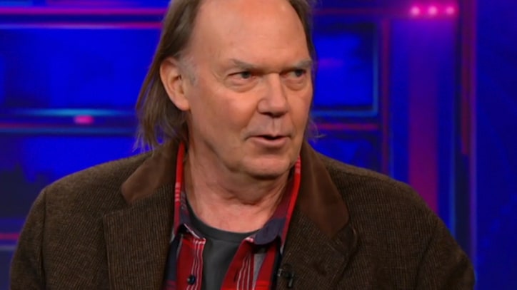Neil Young Defines the Magic of Crazy Horse on 'Daily Show'