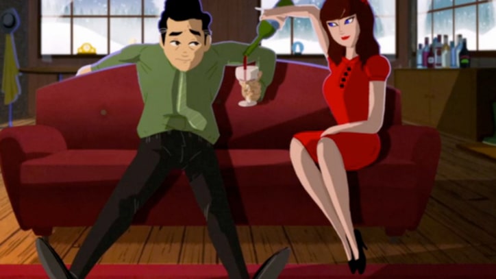 She and Him Stay Warm in 'Baby, It's Cold Outside'
