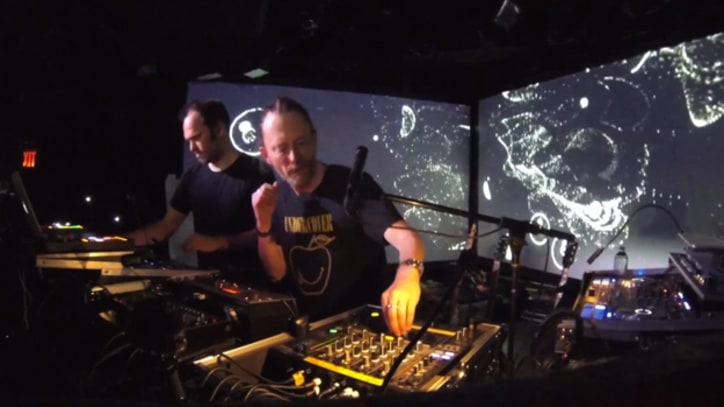 Atoms for Peace Spin 'Default' During New York DJ Set