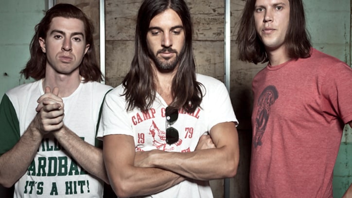 The Whigs Sling Pizza in 'Staying Alive' - Premiere