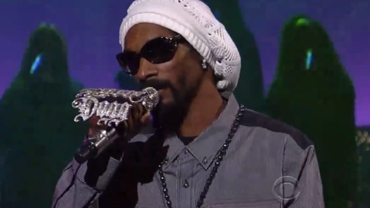 Snoop Lion Warns, 'No Guns Allowed' on 'Letterman'