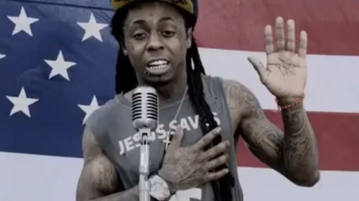 Lil Wayne Offers Pointed Salute in 'God Bless Amerika'