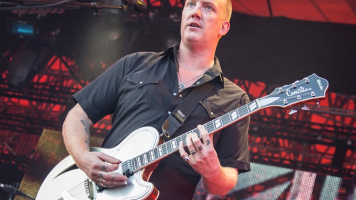 Queens of the Stone Age Storm Outdoor Stage on 'Kimmel'