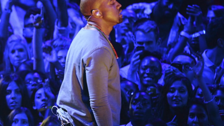 Kayne West Performs 'Blood on the Leaves' at the VMAs