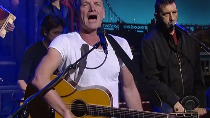Sting Sets Sail With 'What Have We Got' on 'Letterman'