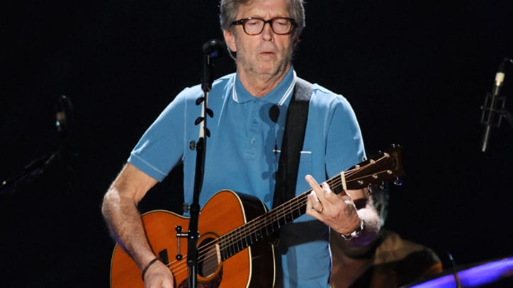 Eric Clapton Rehearses for 'Unplugged' Special