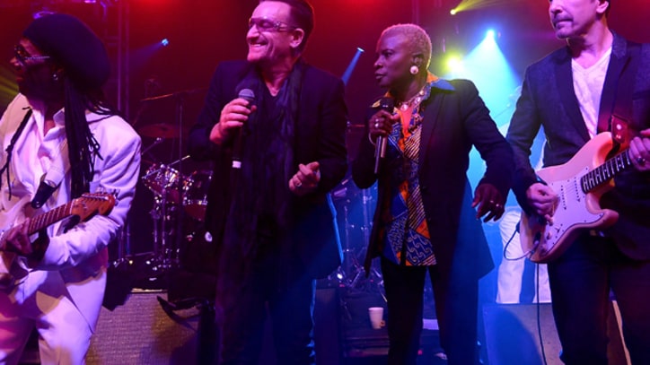 Bono and the Edge Cover 'Get Lucky'