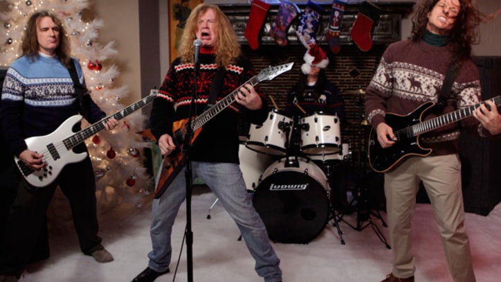 Megadeth and Jenny Lewis Sing Holiday Classics for 'Kimmel'