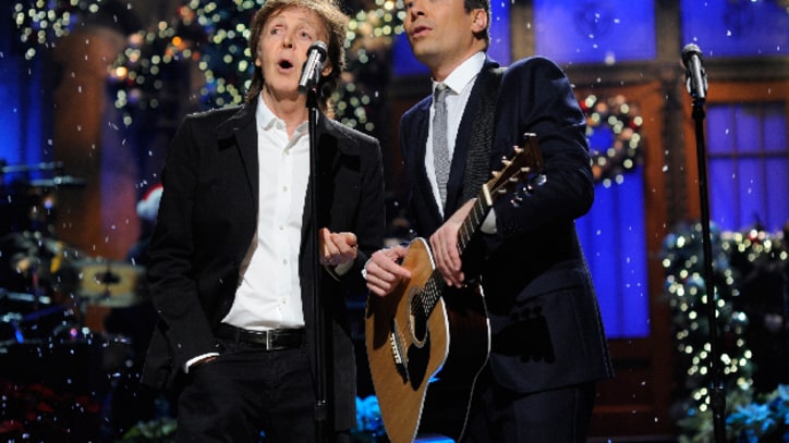 Paul McCartney Makes Merry With Fallon and Timberlake on 'SNL'