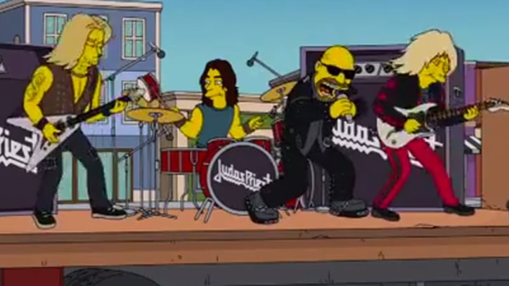 Judas Priest Un-Break the Law in 'Simpsons' Cameo