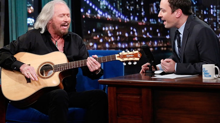 Barry Gibb and Jimmy Fallon Harmonize to the Everly Brothers
