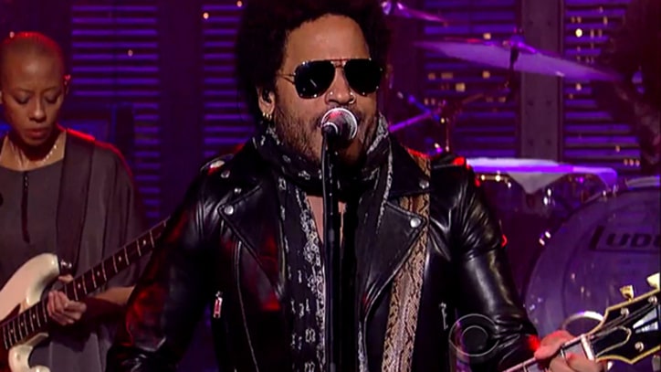 Lenny Kravitz, Paul Shaffer 'Get Back' on 'Late Show' Beatles Week