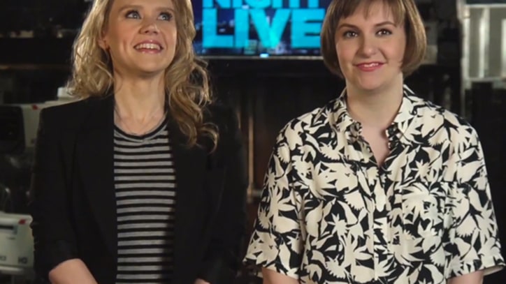 Lena Dunham Goofs on Nudity, Feminism in 'SNL' Promos