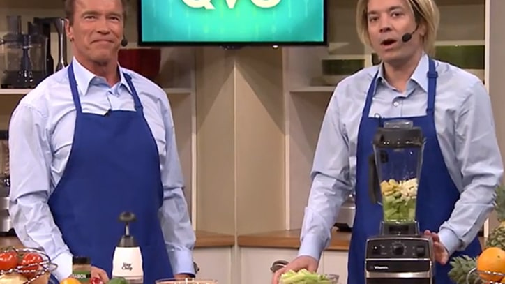 Arnold Schwarzenegger Spoofs QVC, 'Predator' on 'Tonight Show'