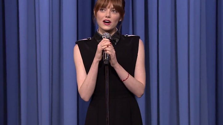 Emma Stone Owns Jimmy Fallon in 'Tonight Show' Lip Sync Battle