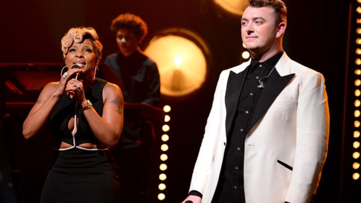 Mary J. Blige Joins Sam Smith for 'Stay With Me' at New York Show