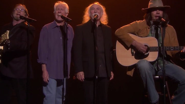 Crosby, Stills and Nash Join Jimmy Fallon on Iggy Azalea's 'Fancy'