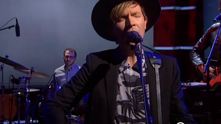 Beck Hits 'Heart Is a Drum,' Climbs 'Heaven's Ladder' on 'Colbert'