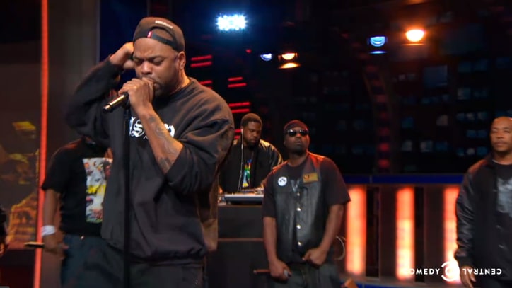 Entire Wu-Tang Clan Reunite on 'Daily Show' to Debut 'Ron O'Neal'