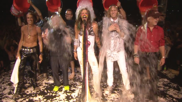 See Aerosmith Take the Ice Bucket Challenge Together