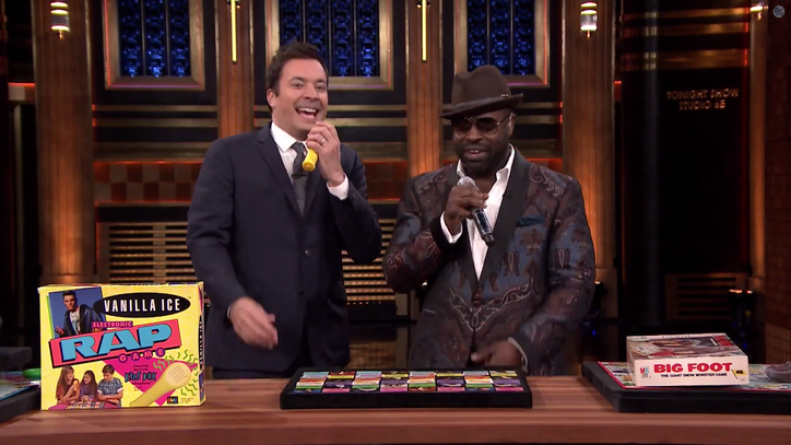 Watch Jimmy Fallon Test Out Ridiculous Vanilla Ice Board Game
